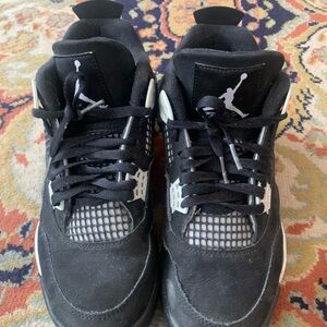 Jordan Black and White Sneakers